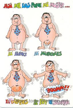 Coleccionismo Calendarios: 11-humor70. Asi me los pone mi mujer