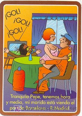 Colecionismo Calend&aacute;rios: 11-humor106. Butanero y futbol. 1997. BO-630