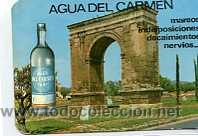 Coleccionismo calendarios: CALENDARIO DE BOLSILLO A&Ntilde;O 1968, AGUA DEL CARMEN