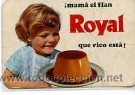 Coleccionismo calendarios: CALENDARIO DE BOLSILLO A&Ntilde;O 1970, MAMA EL FLAN ROYAL QUE RICO ESTA