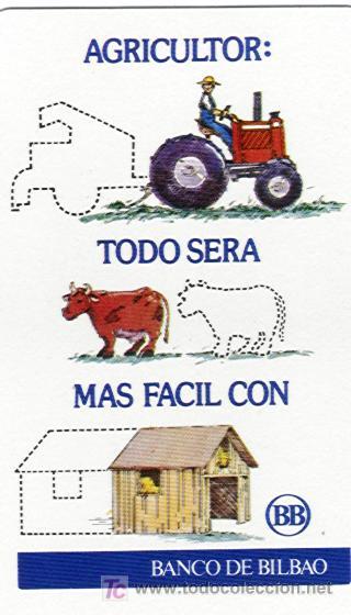 Collezionismo Calendari: Calendario Fournier del Banco de Bilbao. A&ntilde;o 1976.
