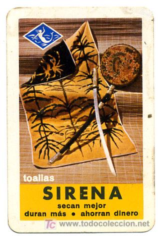 Collectables Calendars: CALENDARIO  FOURNIER ,  TOALLAS SIRENA ,  1964 , CAL1271