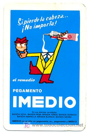 Collectionnisme Calendriers: CALENDARIO  FOURNIER ,  PEGAMENTO IMEDIO ,  1982 , CAL1279