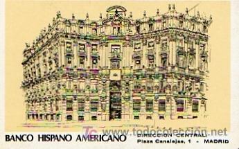 Colecionismo Calend&aacute;rios: CALENDARIO FOURNIER A&Ntilde;O 1980 BANCO HISPANO AMERICANO