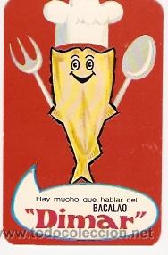 Colecionismo Calend&aacute;rios: CALENDARIO 1970 BACALAO DIMAR
