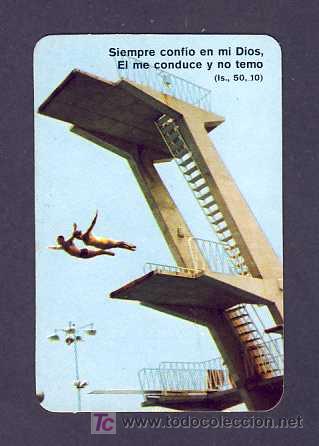 Coleccionismo calendarios: Calendario de 1971 Siempre confio en mi Dios, de Ed.Don Bosco