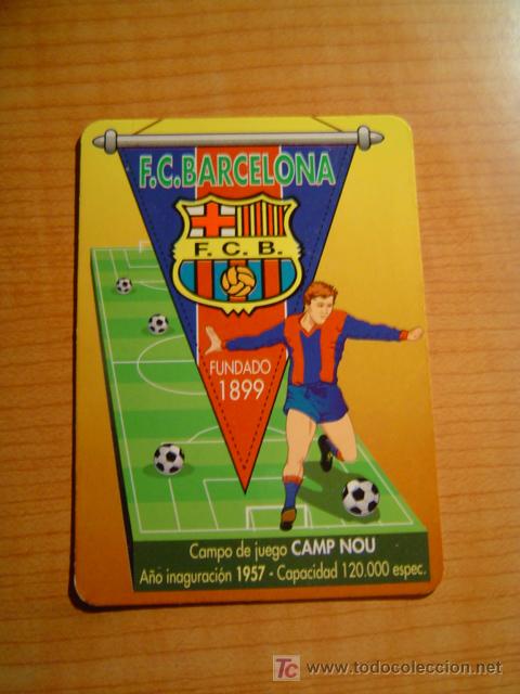 Collectables Calendars: CALENDARIO F. C . BARCELONA A&Ntilde;O 97 PUBLICIDAD