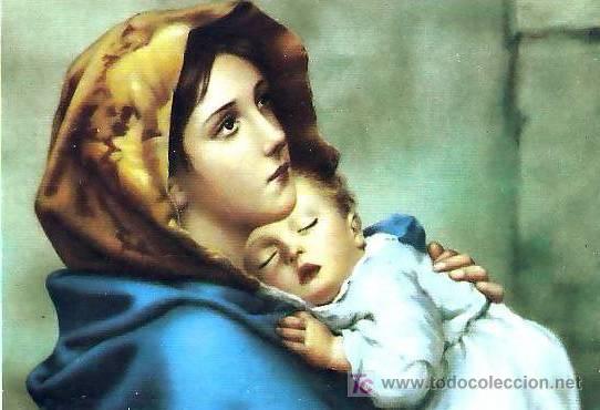 Coleccionismo Calendarios: Calendario religioso Madonna - PP. Franciscanos - Paz y Bien - Espigas y Azucenas RLG a&ntilde;o 1988