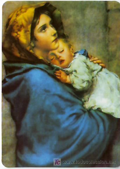 Coleccionismo calendarios: Calendario religioso La Madonna RLG a&ntilde;o 1996