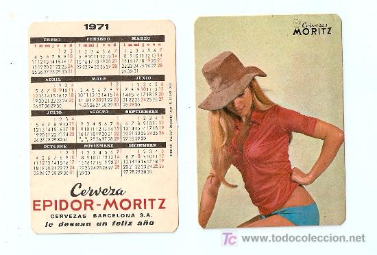 Collezionismo Calendari: Calendario Cerveza EPIDOR-Moritz-Bergas, 1971- V i B