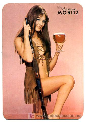 Coleccionismo Calendarios: CALENDARIO PUBLICIDAD DE CERVEZA MORITZ ,1972