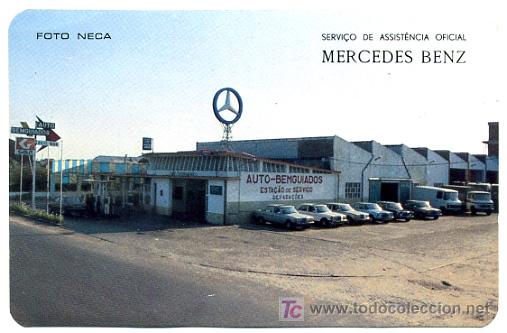 Colecionismo Calend&aacute;rios: CALENDARIO PUBLICIDAD AUTOMOVILES MERCEDES , PORTUGAL  , 1985 ,CAL1599