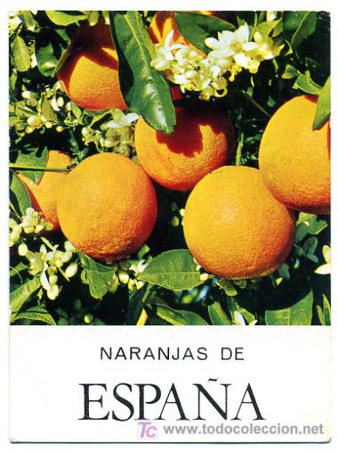 Colecionismo Calend&aacute;rios: CALENDARIO  PUBLICIDAD  NARANJAS DE ESPA&Ntilde;A ,SINDICATO DE FRUTOS , 1968 , CAL1642