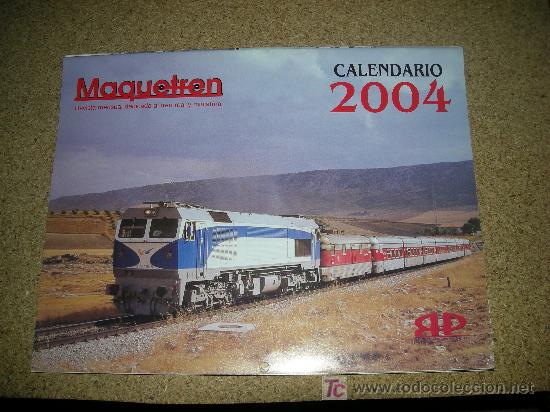 Coleccionismo calendarios: Calendarios MAQUETREN - Foto 2