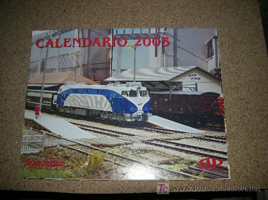 Coleccionismo calendarios: Calendarios MAQUETREN - Foto 3