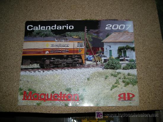 Coleccionismo calendarios: Calendarios MAQUETREN - Foto 5
