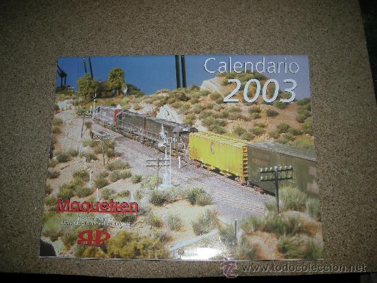 Coleccionismo calendarios: Calendarios MAQUETREN - Foto 1