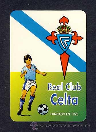 Coleccionismo calendarios: Calendario para 1997: Real Clob Celta de Vigo. Futbol