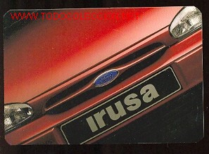 Coleccionismo calendarios: IRUSA - CONCESIONARIO FORD - Foto 1