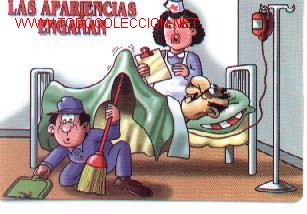 Coleccionismo Calendarios: 11-humor49. Calendario Humor. Las Apariencias enga&ntilde;an