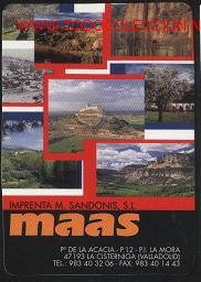 Coleccionismo calendarios: calendario publicitario-2005