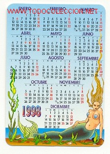 Coleccionismo calendarios: CALENDARIO DE BOLSILLO - A&Ntilde;O 1998 - Foto 1