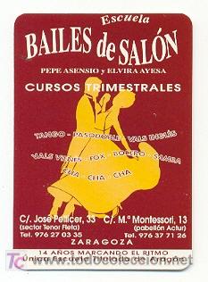 Sammeln von Kalendern: CALENDARIO DE BOLSILLO - A&ntilde;o 2002 - Bailes de sal&oacute;n