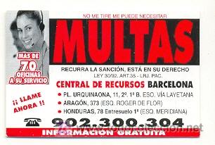 Sammeln von Kalendern: CALENDARIO DE BOLSILLO - A&ntilde;o 2001 - Seguros, Multas