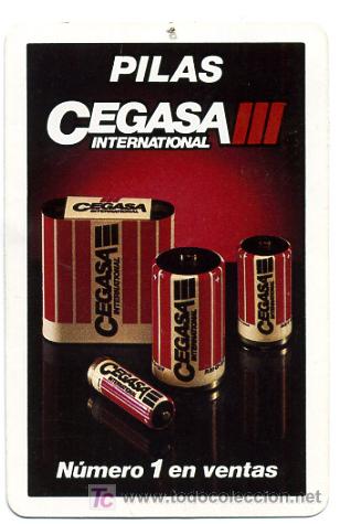 Collectables Calendars: CALENDARIO FOURNIER , PILAS CEGASA  1986 , CAL1713 B