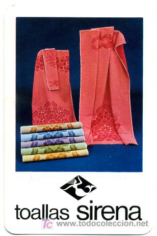 Collectables Calendars: CALENDARIO FOURNIER , TOALLAS SIRENA , 1973 , CAL1847