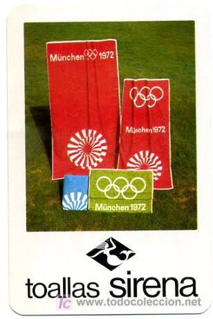 Collectables Calendars: CALENDARIO FOURNIER , TOALLAS SIRENA , 1972 , CAL1854