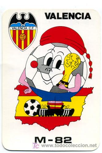 Collectionnisme Calendriers: CALENDARIO TEMA FUTBOL , VALENCIA  , MUNDIAL 1982  , CAL1979