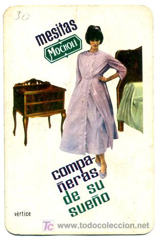 Colecionismo Calend&aacute;rios: CALENDARIO FOURNIER , MESITAS MOCHOLI  ,  1964  ,  CAL1918
