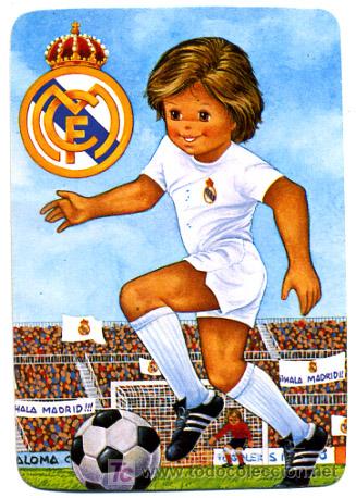 Collectionnisme Calendriers: CALENDARIO TEMA FUTBOL , REAL MADRID  , 1986 , CAL2002