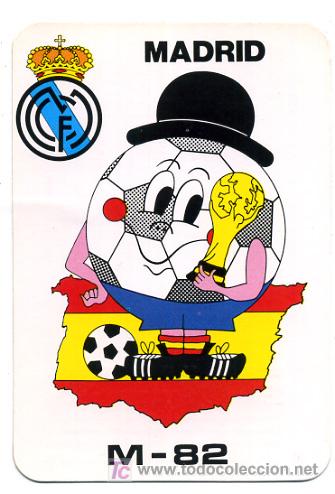 Collectionnisme Calendriers: CALENDARIO TEMA FUTBOL ,REAL MADRID   CF  , MUNDIAL 1982 , CAL2019