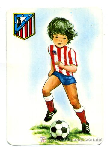 Collectionnisme Calendriers: CALENDARIO TEMA FUTBOL ,  ATLETICO DE MADRID   , 1986 , CAL2024