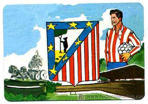 Collectionnisme Calendriers: CALENDARIO TEMA FUTBOL ,  ATLETICO DE MADRID   , 1986 , CAL2029