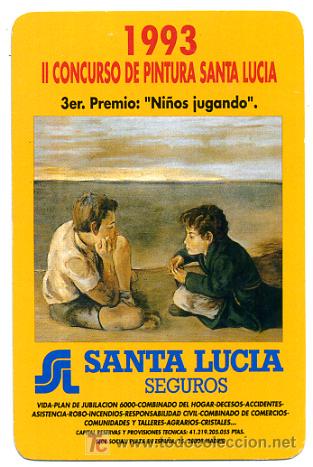 Collectables Calendars: CALENDARIO FOURNIER ,  SEGUROS SANTA LUCIA    , 1993 , CAL2195