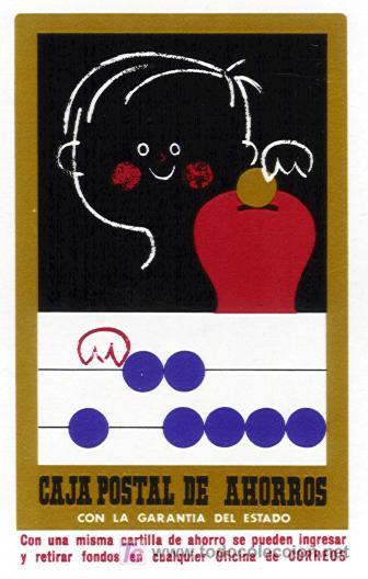 Collezionismo Calendari: Calendario Fournier de la Caja Postal de Ahorros. A&ntilde;o 1969.