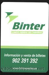 Coleccionismo calendarios: calendario Binter 2003 - Foto 1