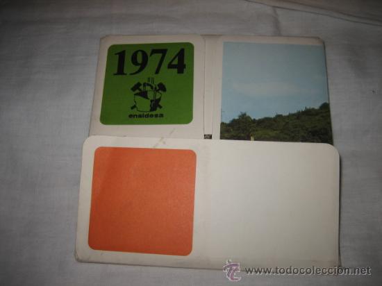 Coleccionismo calendarios: CALENDARIO ENSIDESA 1974 - Foto 2