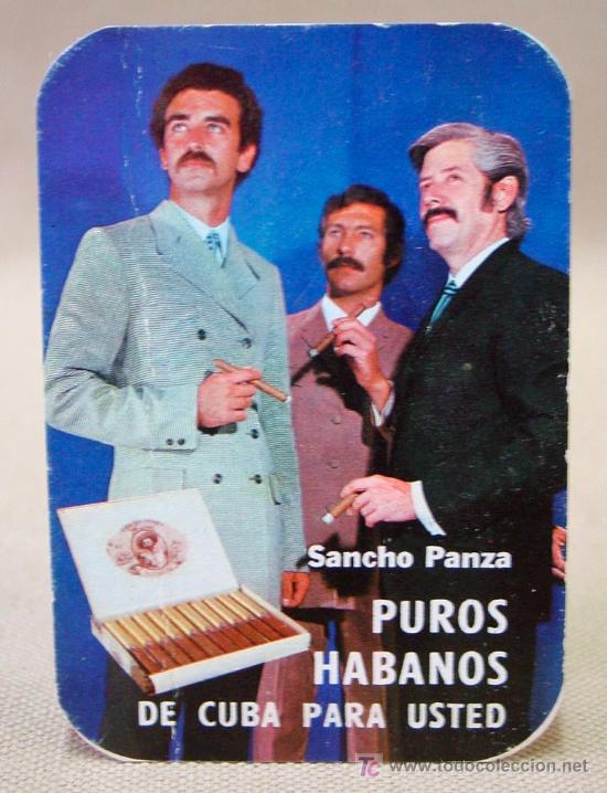 Coleccionismo Calendarios: CALENDARIO PUROS HABANOS SANCHO PANZA   1975
