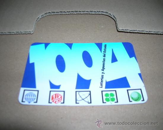 Coleccionismo calendarios: Calendario Loter&iacute;as y Apuestas del Estado, a&ntilde;o 1994.