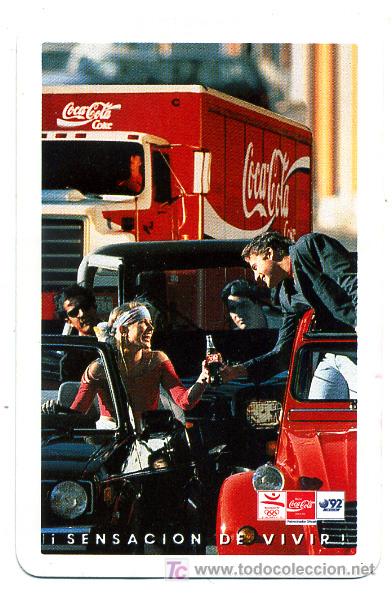 Coleccionismo calendarios: CALENDARIO FOURNIER , COCA COLA  , 1992 , CAL2266