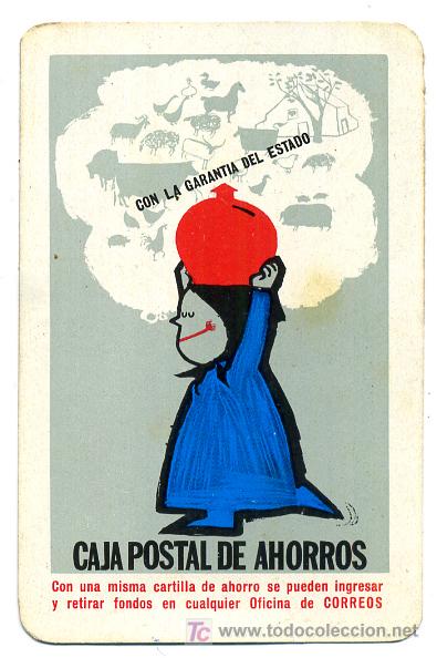 Coleccionismo calendarios: CALENDARIO FOURNIER , CAJA POSTAL DE AHORROS ,  1967 , CAL2284