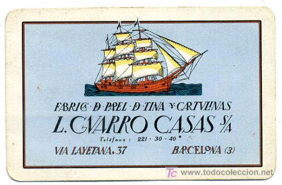 Collezionismo Calendari: CALENDARIO FOURNIER, L. GUARRO CASAS , 1963 HORIZONTAL, RARO , CAL2303