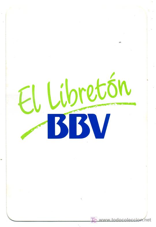 Coleccionismo calendarios: CALENDARIO FOURNIER , EL LIBRETON BBV , 1991  , CAL2399