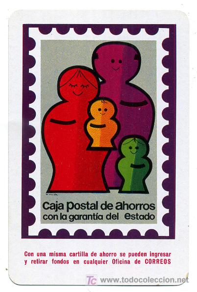 Collezionismo Calendari: CALENDARIO FOURNIER , CAJA POSTAL DE AHORROS  , 1974  , CAL2429