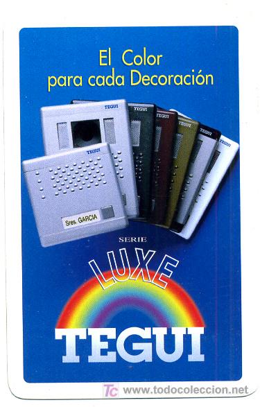 Coleccionismo calendarios: CALENDARIO FOURNIER , LUXE TEGUI , 1998  , CAL2445