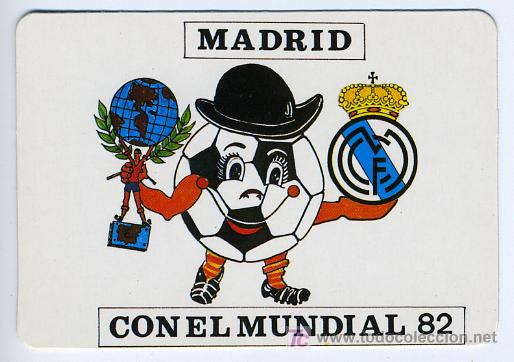 Coleccionismo calendarios: CALENDARIO FUTBOL , REAL MADRID CF , 1982 , ESPA&Ntilde;A MUNDIAL 82  , CAL2504
